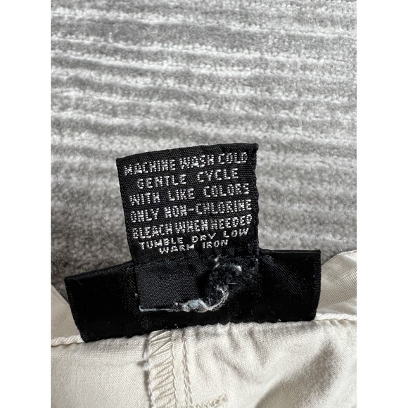 Vintage Style & Co Pants Womens 8 Beige Stretch Cotton Blend Capri - Picture 13 of 13